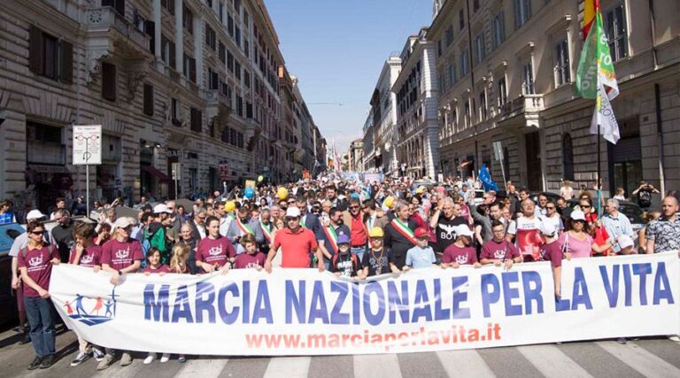 Marcha por la Vida en Roma
